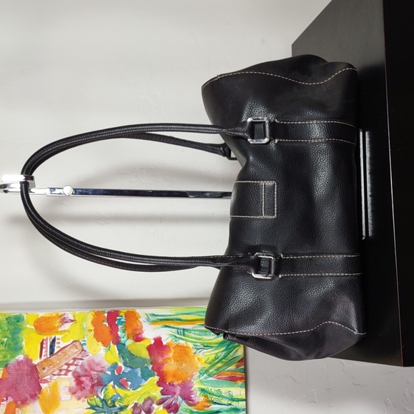 Pebbled Faux Leather Bag - Picture 3 of 10